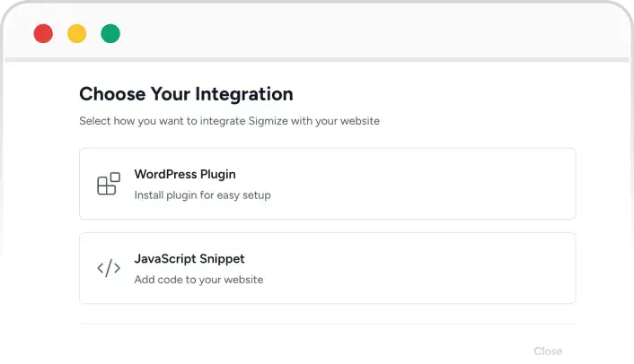 easy experiment homepage visual