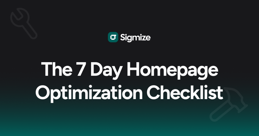 Homepage Optimization Checklist