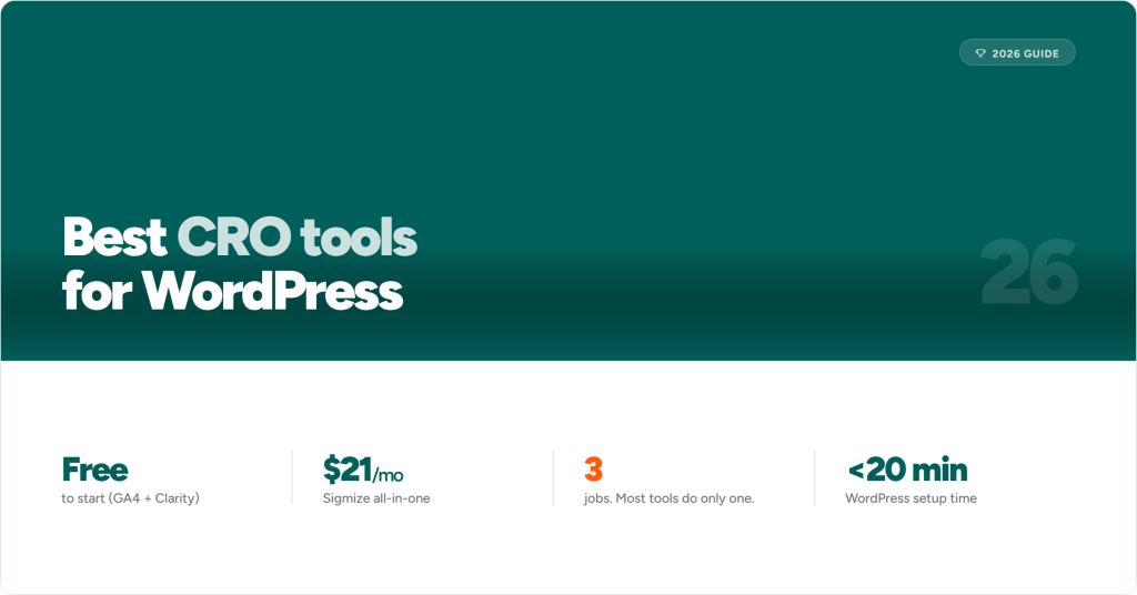 sigmize cro tools 2026 featured