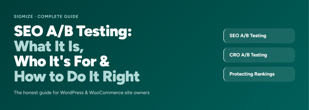 sigmize seo ab testing hero